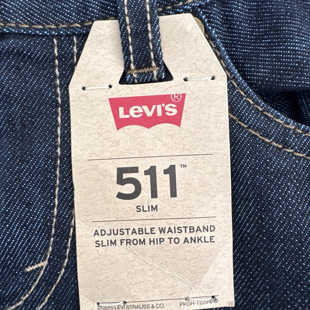 Levi’s 511 Slim Jeans Boys 8 Reg 24x22 Dark Wash NWT