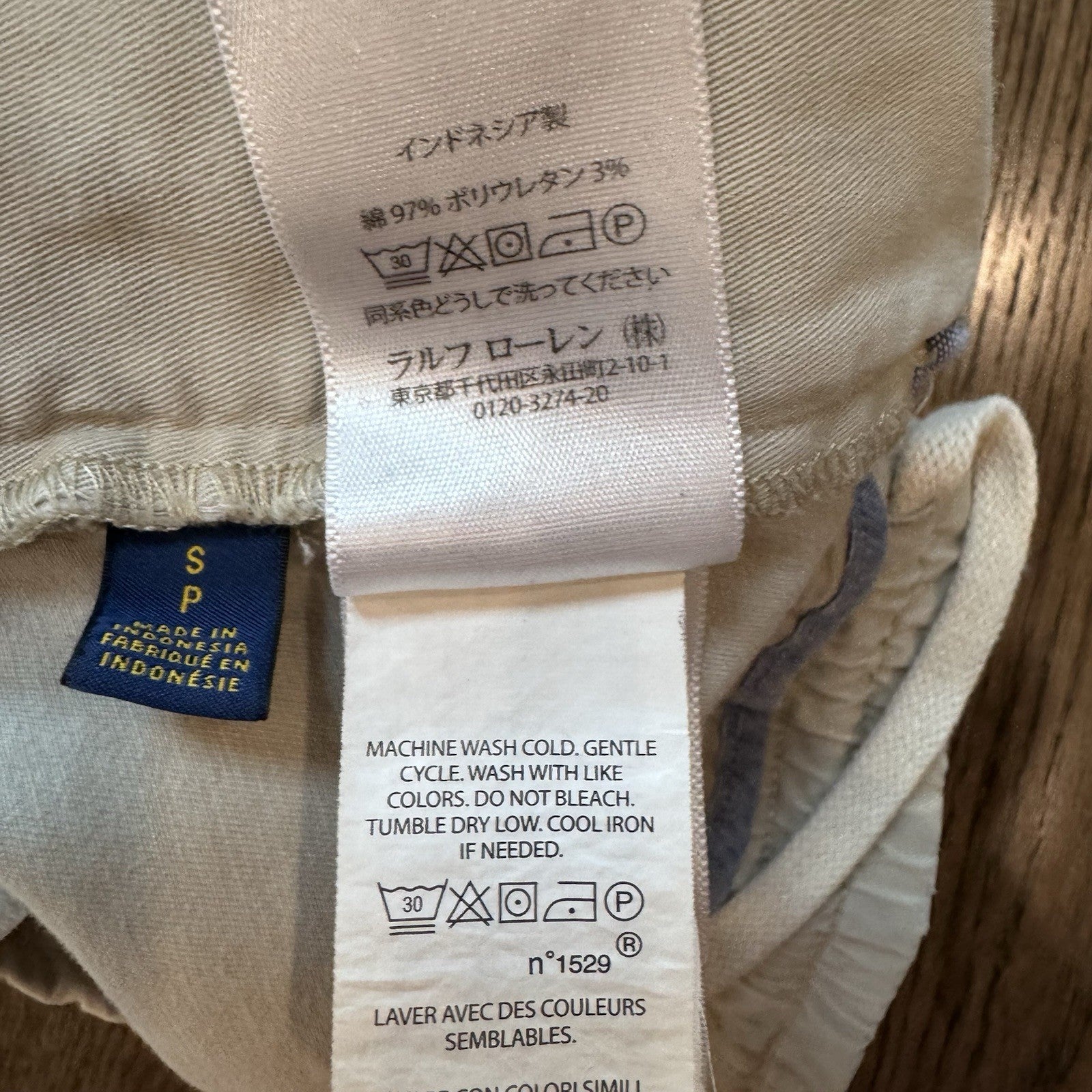 Polo Ralph Lauren Classic Fit 6” Shorts Mens Small Beige Cotton Chino