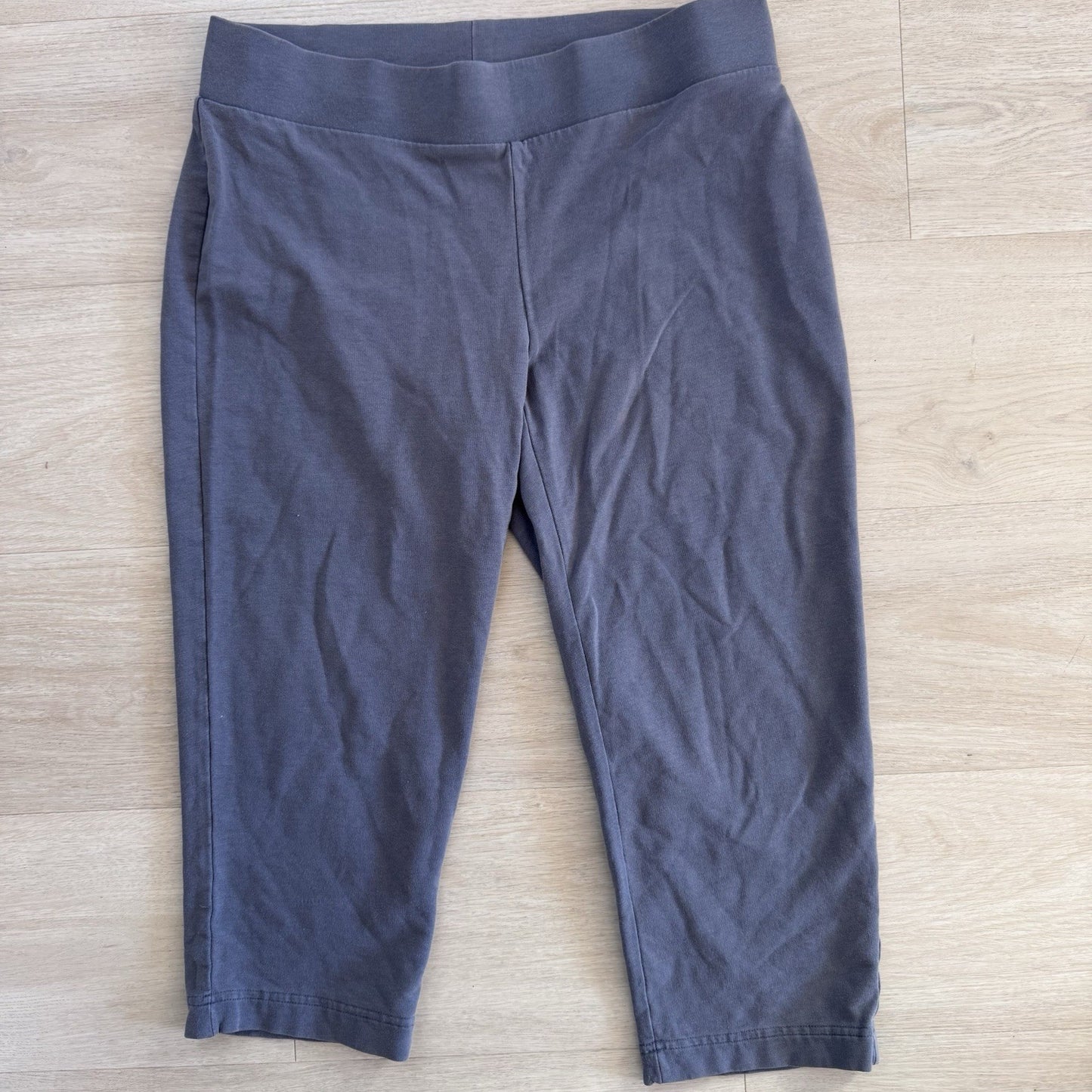 Pure Jill J.Jill Blue Knit Capri Pants Women’s Petite Small Cotton Modal