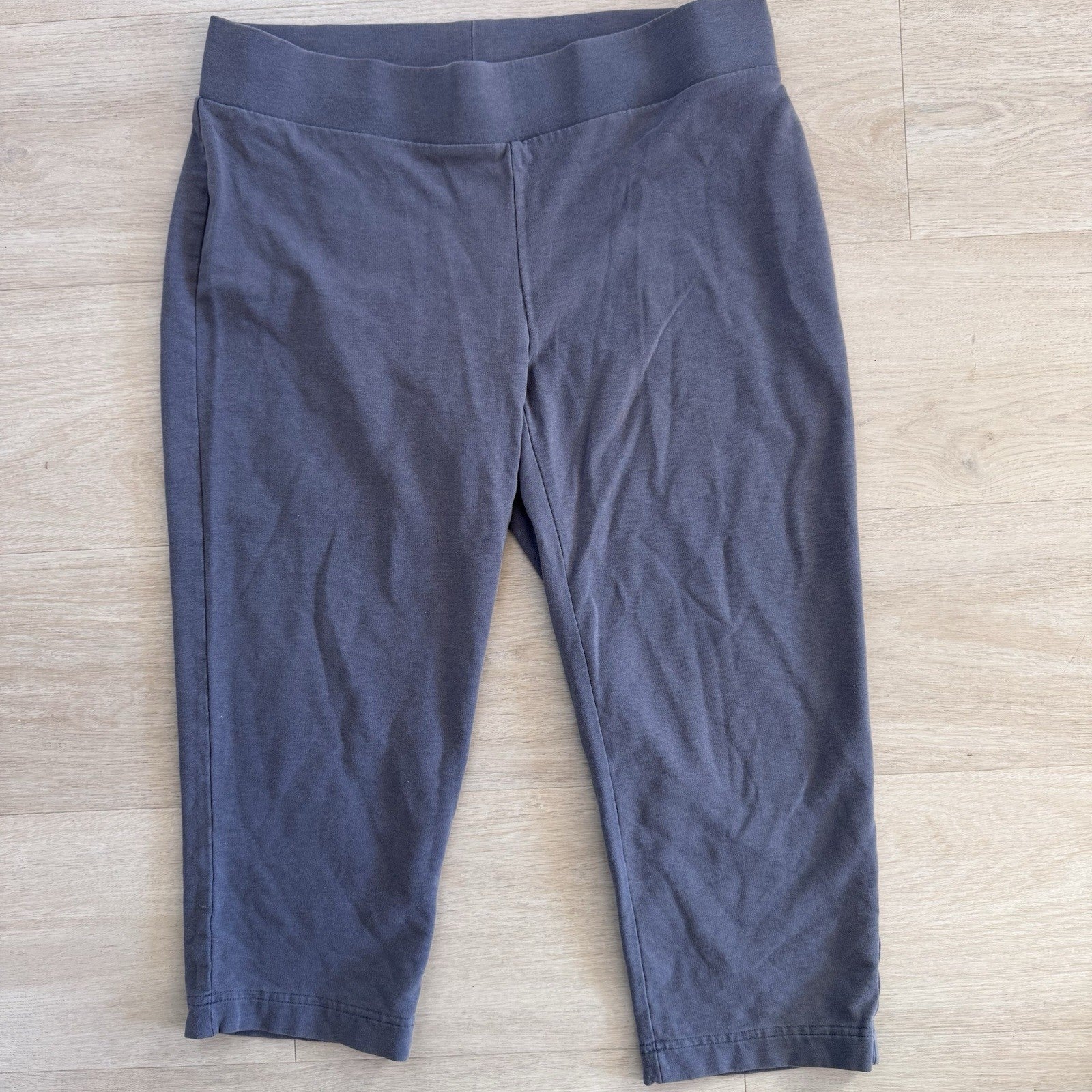 Pure Jill J.Jill Blue Knit Capri Pants Women’s Petite Small Cotton Modal