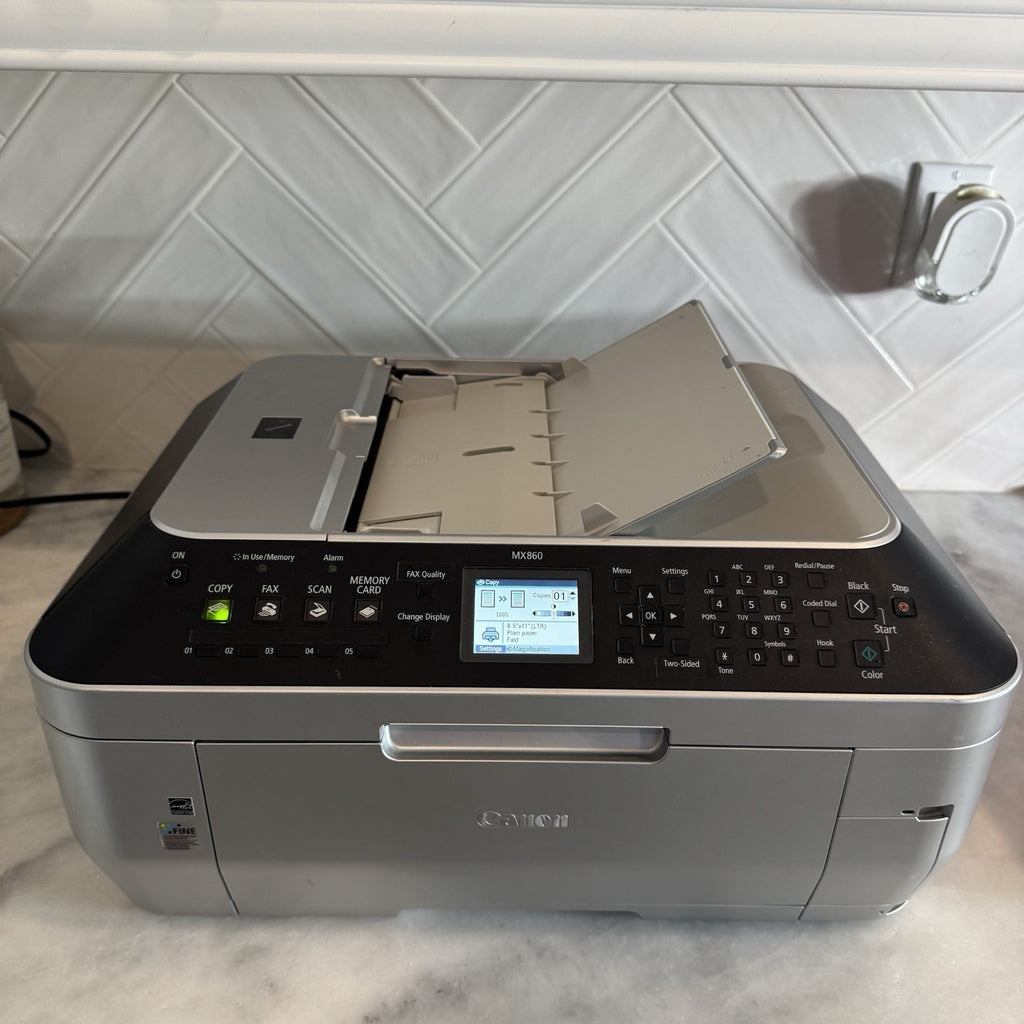 Canon PIXMA MX860 All-In-One Inkjet Printer Copier Scanner Fax Tested