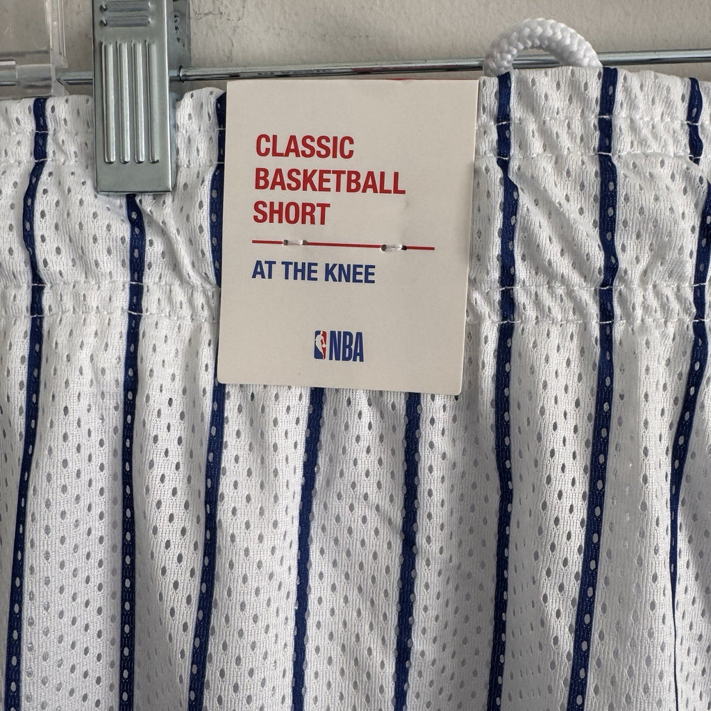 NBA All-Star Western Eastern Conference Big Show Shorts White Blue XL NWT 1996