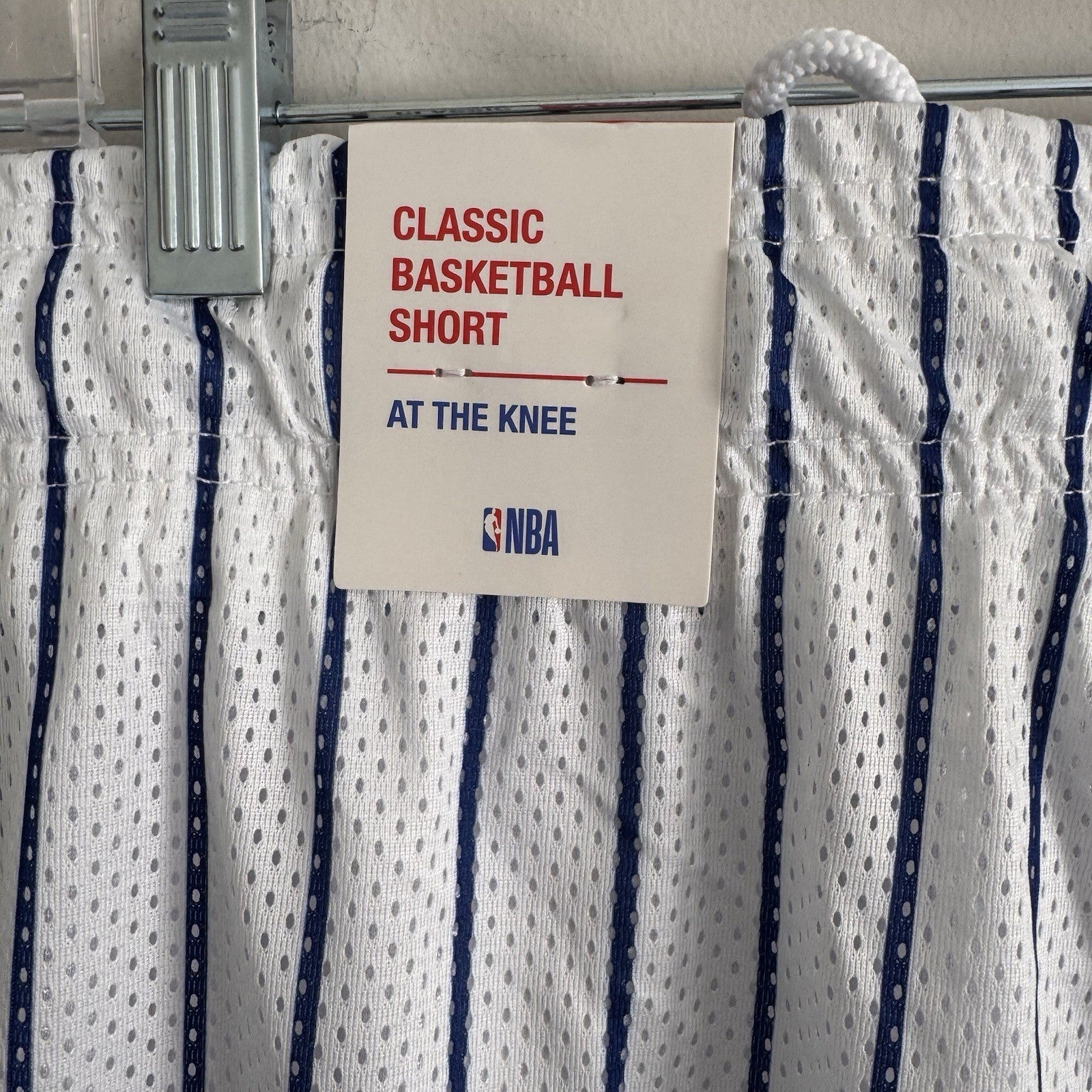 NBA All-Star Western Eastern Conference Big Show Shorts White Blue XL NWT 1996
