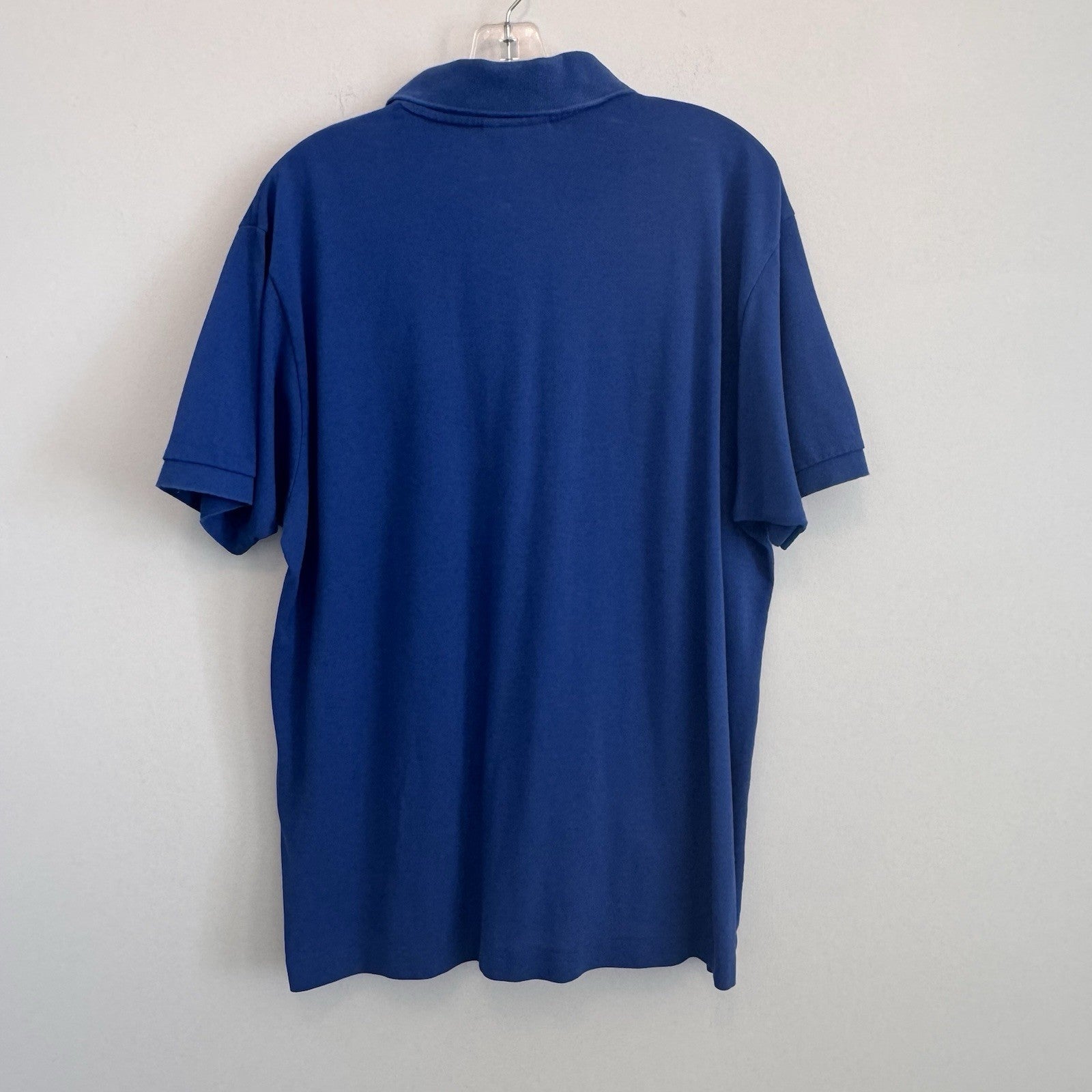 Lacoste L1212 Classic Fit Pique Polo Shirt Men’s Size 6 US XL Blue