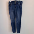 Torrid Womens 14R Blue Denim Jeggings High Rise 3-Button Fly Stretch Skinny