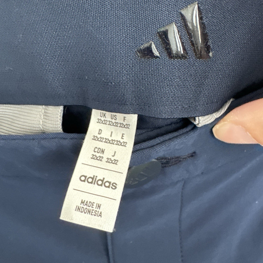 Adidas Golf Pants 32 Navy Regular Fit Straight Leg NWT