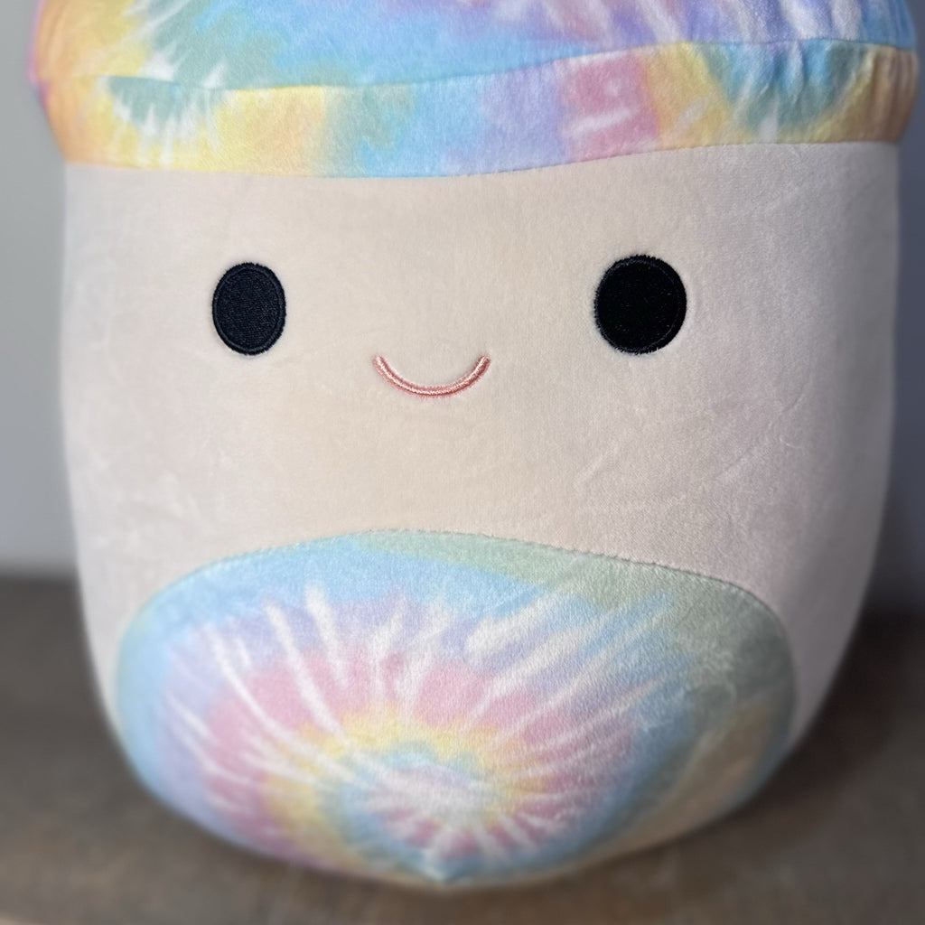 Squishmallows Kervena Tie Dye Mushroom 14” Plush S14 #1234 2021 Tags