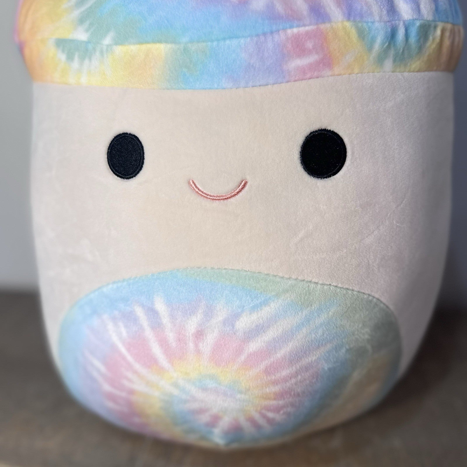 Squishmallows Kervena Tie Dye Mushroom 14” Plush S14 #1234 2021 Tags