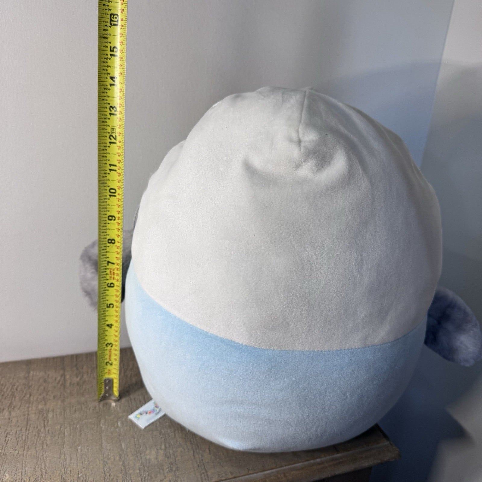 Squishmallows 14-Inch Tycho Blue and White Parakeet Large Ultrasoft Official