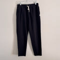 Chubbies Lounge Joggers Sweatpants Black Men's Large Fleece Zipper Pocket