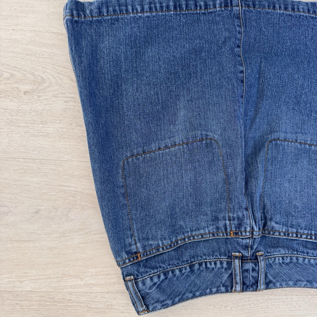 The Limited Denim Mini Skirt Size 4 Y2K Dark Wash Stretch Vintage-2003 Women's