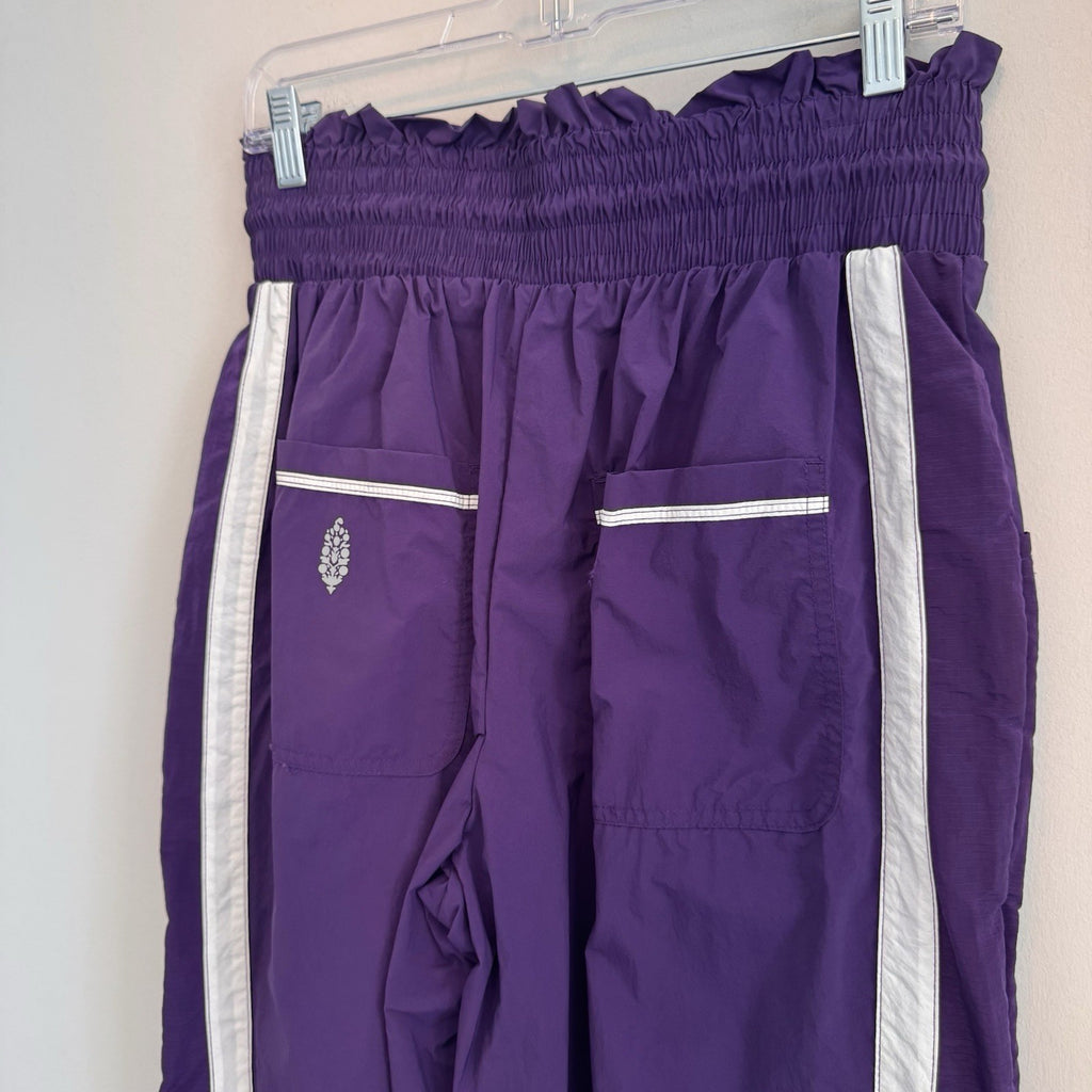 Free People FP Movement Women’s Small Dark Amethyst Wayside Jogger Pants NEW