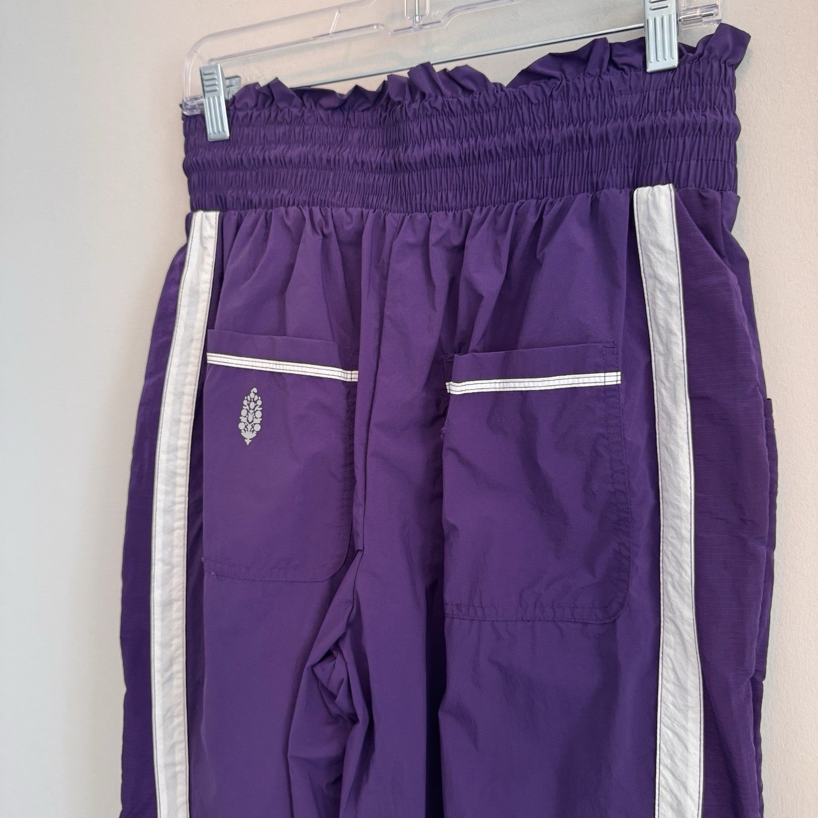 Free People FP Movement Women’s Small Dark Amethyst Wayside Jogger Pants NEW