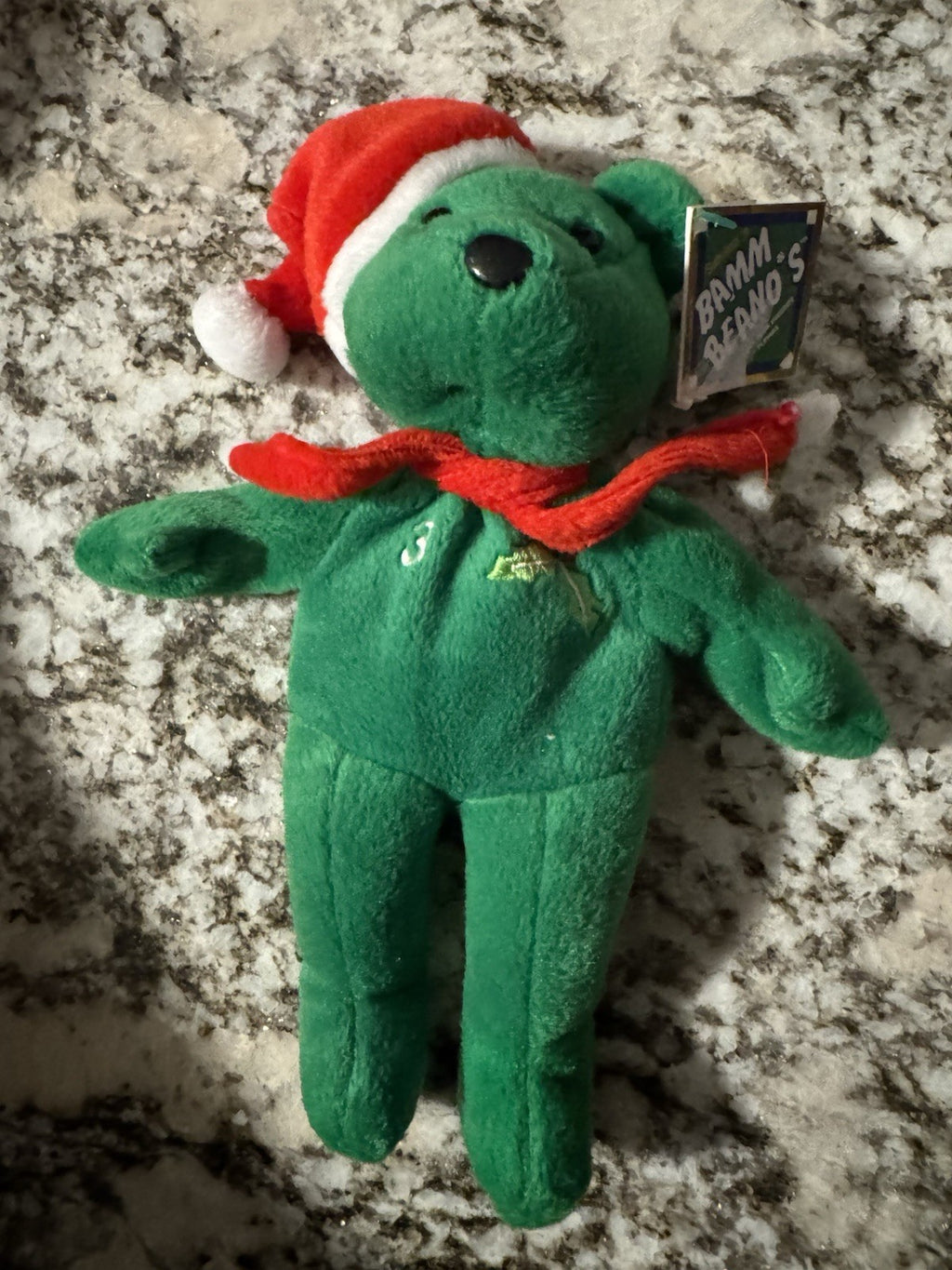 Mark McGwire/Alex Rodriguez Salvino's Christmas Bamm Beano's 90s Plush Bear