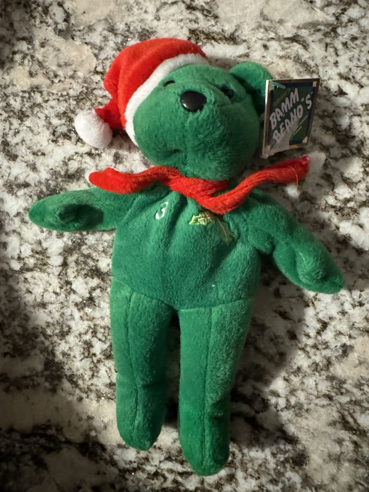Mark McGwire/Alex Rodriguez Salvino's Christmas Bamm Beano's 90s Plush Bear