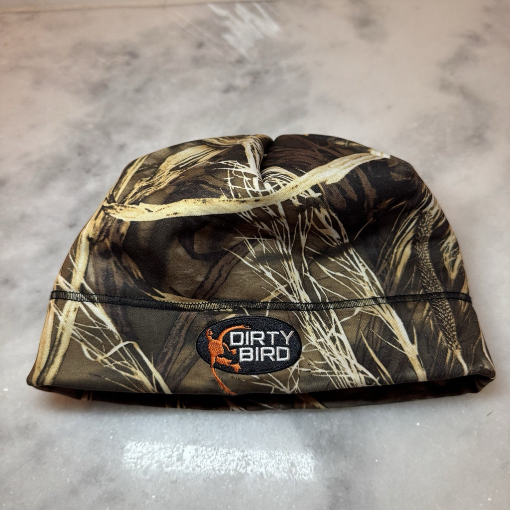 Dirty Bird Browning Camo Beanie Hat OSFM Hunting Skull Cap Realtree Style