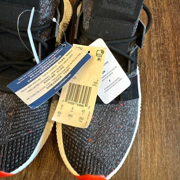 ADIDAS ORIGINALS PROPHERE CORE BLACK SOLAR RED CQ3022 SNEAKER MEN US 8