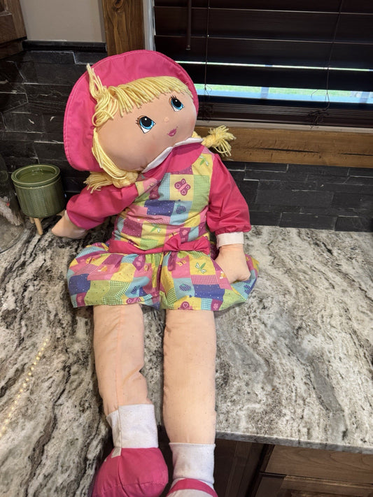 Big Dolly Life Size Rag Doll RARE Well-Made Toy Company Vintage