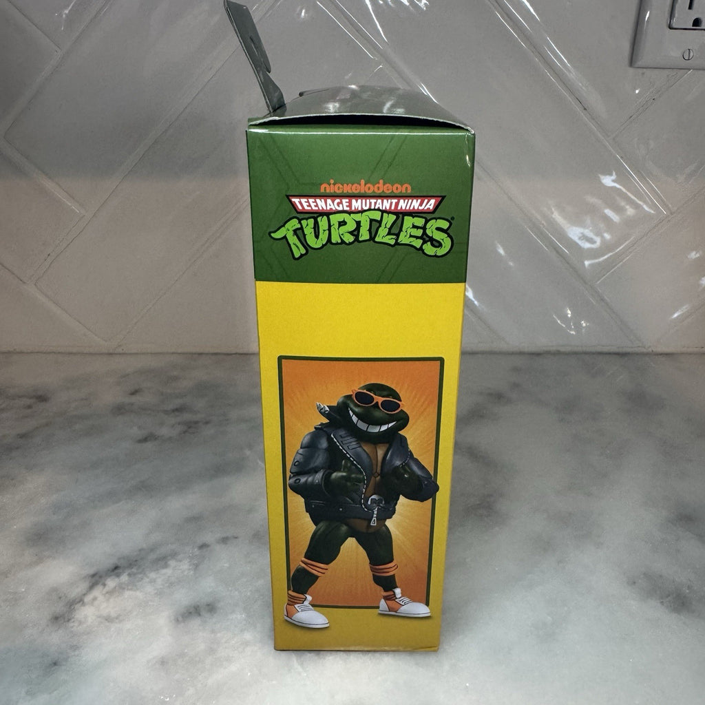 TMNT Punk Michelangelo Figure Nickelodeon Collectible w/ Box Rare Display