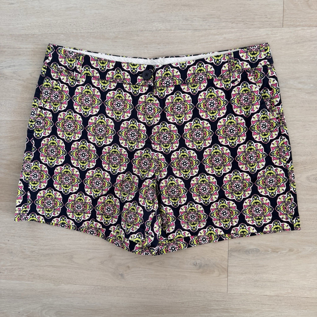 Crown & Ivy Shorts Lot Of 2  Size 14 Geometric & Medallion Print Cotton