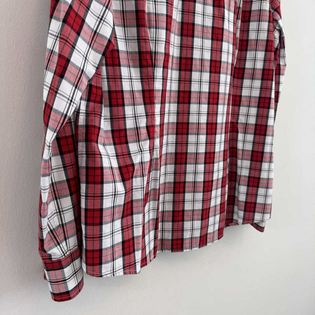 Talbots Women Size 16 Lot 2 Shirt Pants Corduroy Plaid Casual Career