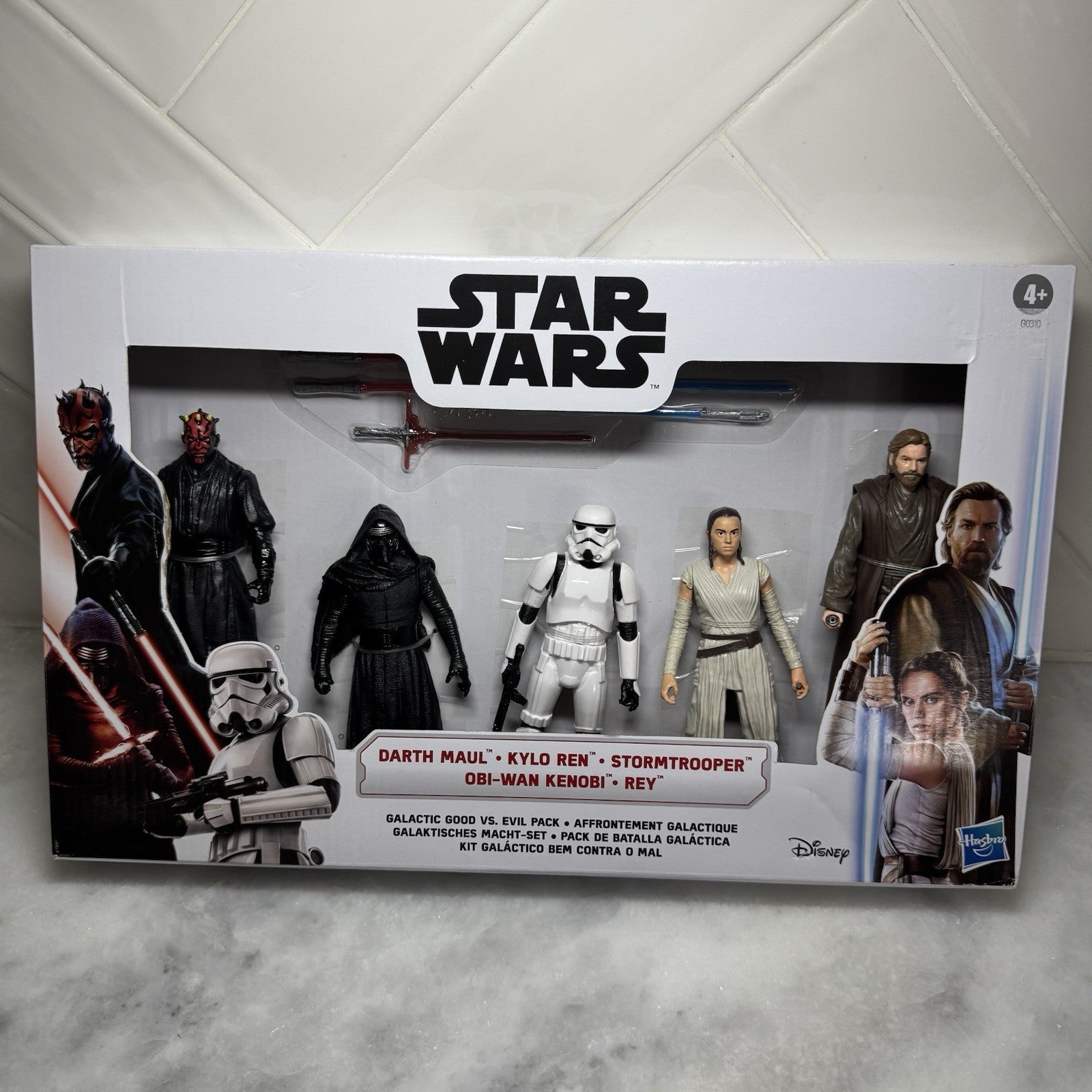 Hasbro Star Wars Playset Darth Maul Kylo Ren Stormtrooper Obi-Wan Kenobi Rey