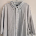Ralph Lauren Classic Fit Button Down Shirt 3XLT Blue Plaid Cotton  Men’s