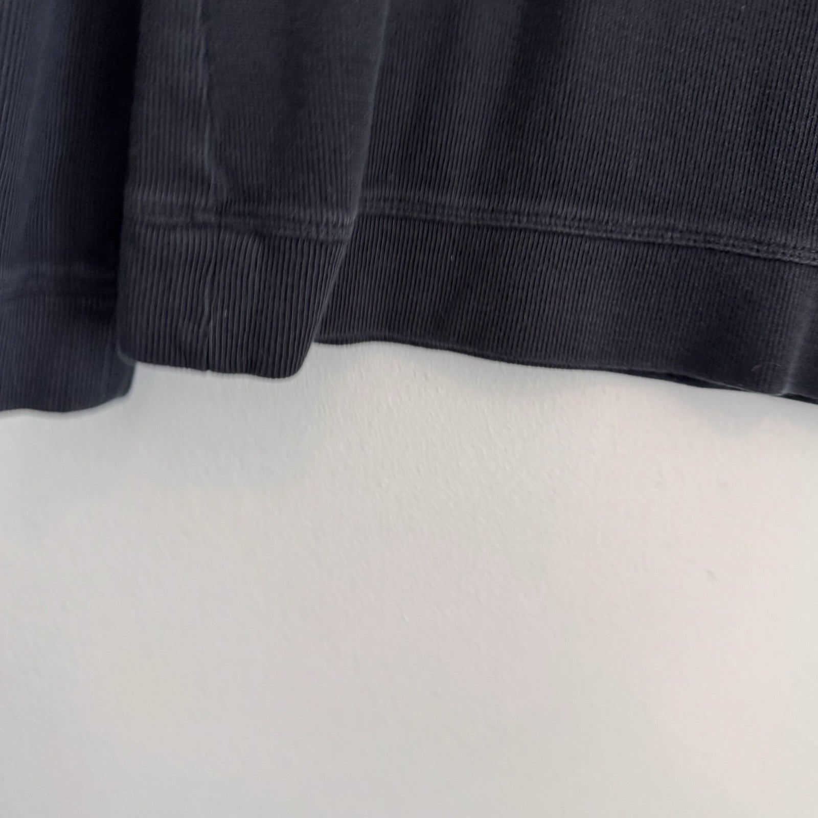 Lauren Ralph Lauren Ribbed Henley Sweater L Black RLL Logo Snap Top  Women’s 