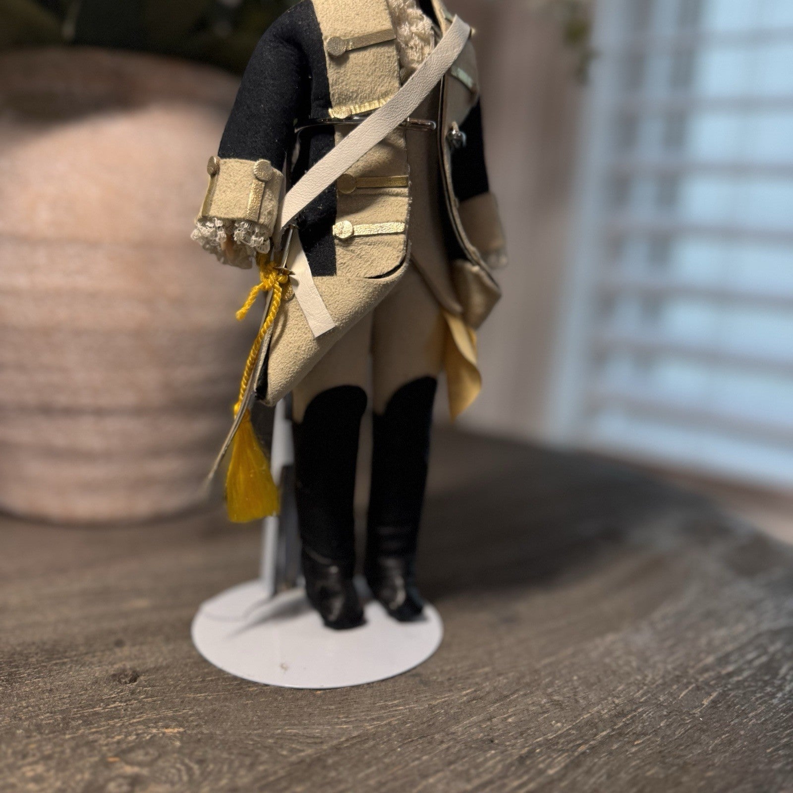 Vintage Carlson Dolls General George Washington 11" Handcrafted USA Stand Tag