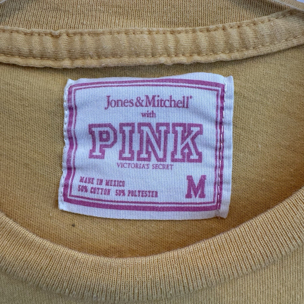 Victoria’s Secret PINK USC Southern California Tee Shirt M Yellow Y2K