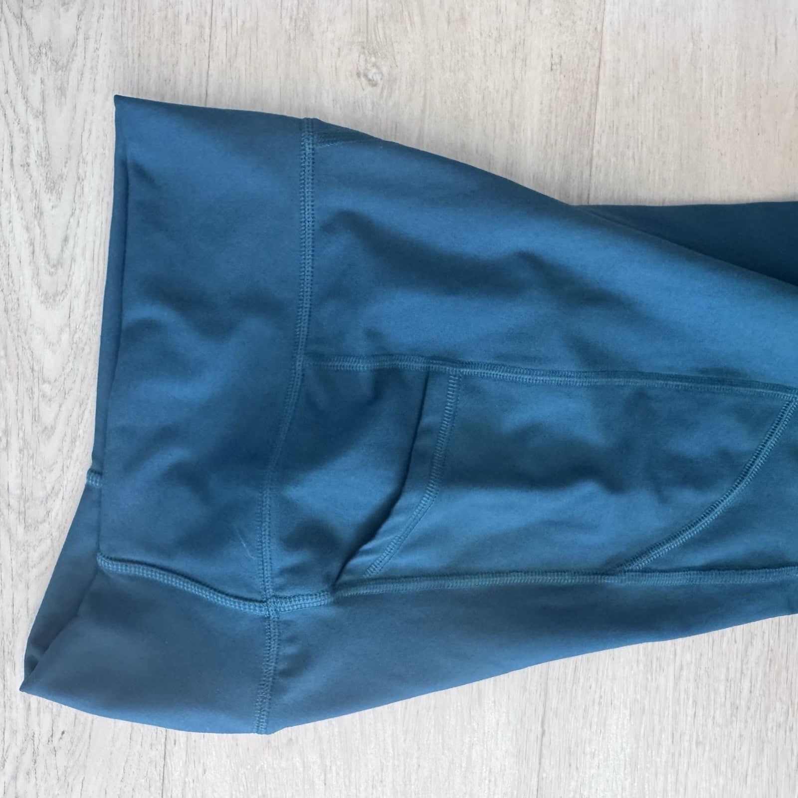 Gilly Hicks Leggings Women Small Teal High Rise Stretch Recycled Activewear 