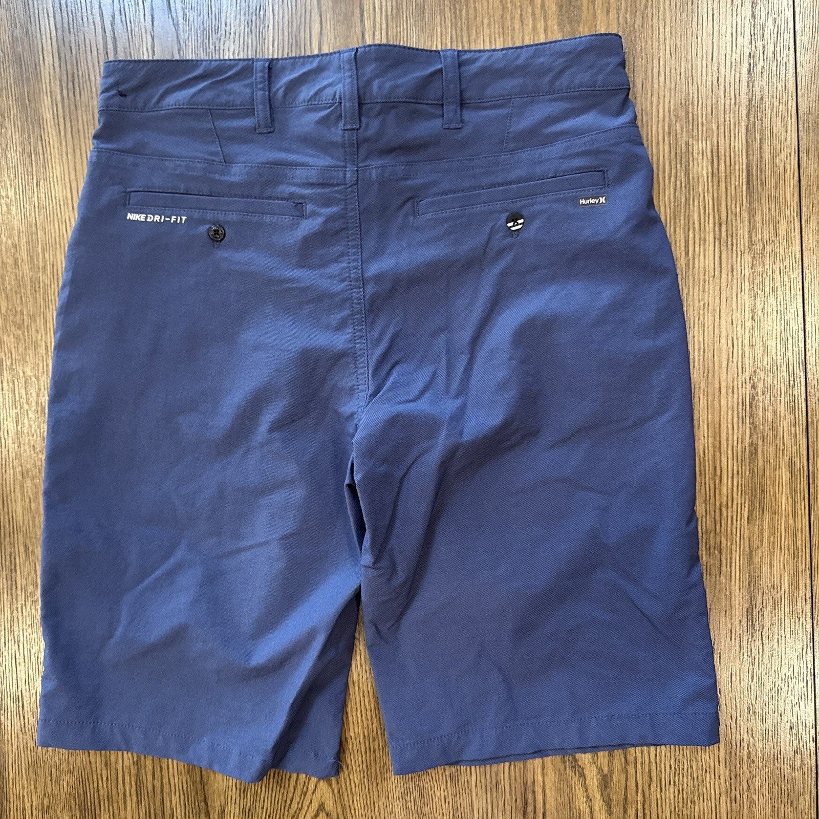 Hurley x Nike Dri-FIT Hybrid Shorts Navy Blue Size 18 Boys Performance Golf
