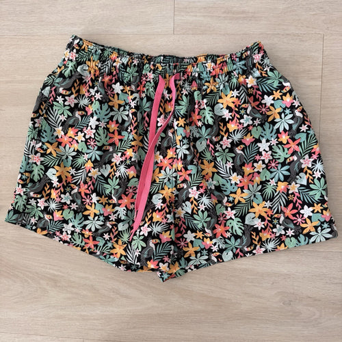 Chubbies Tropical Toucan Swim Trunks Shorts Mens Large Floral Beach