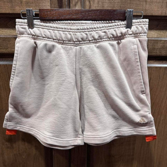 Adidas Beige Athletic Shorts | Size S