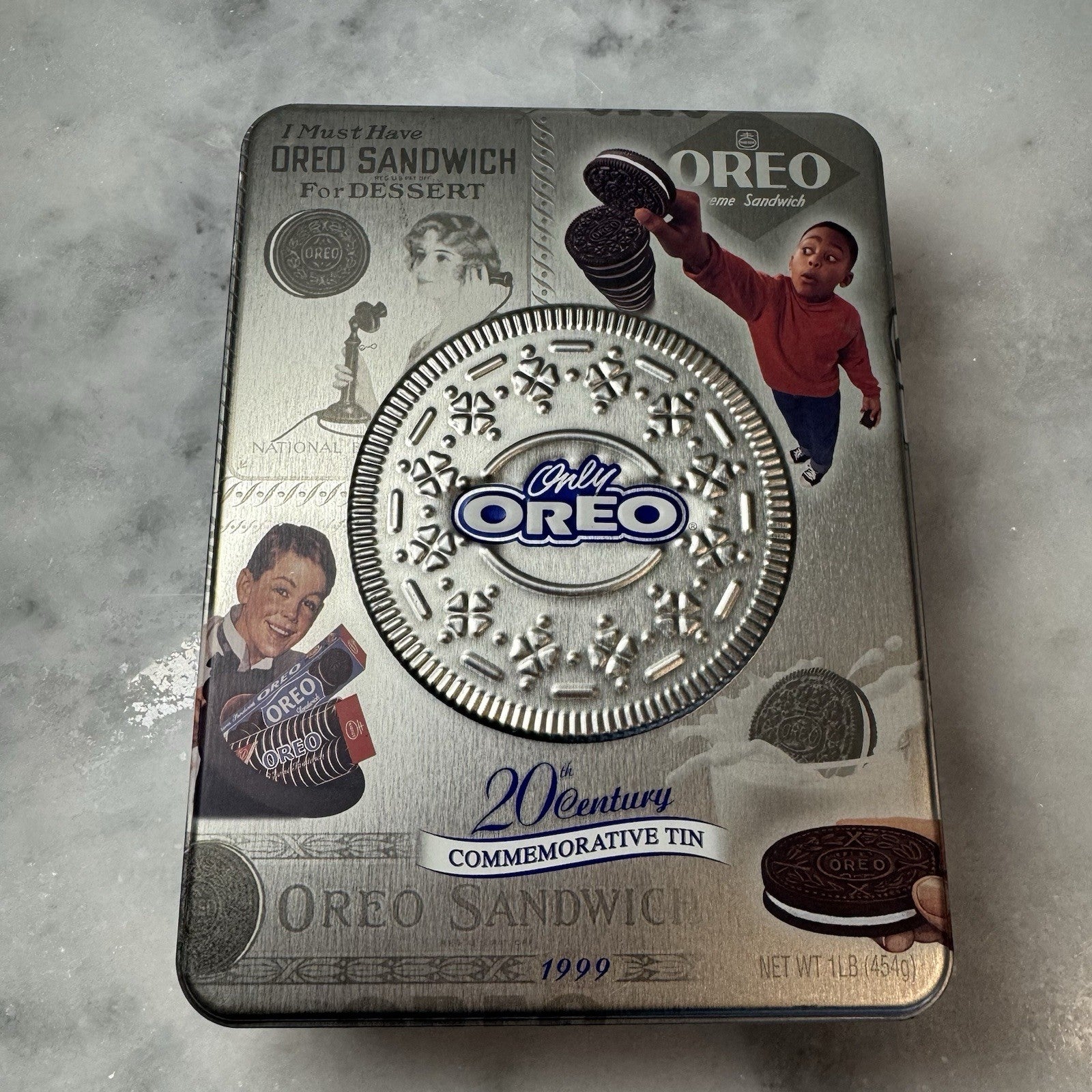 20th Century Oreo Sandwich Cookies Commemorative Tin - 1999
