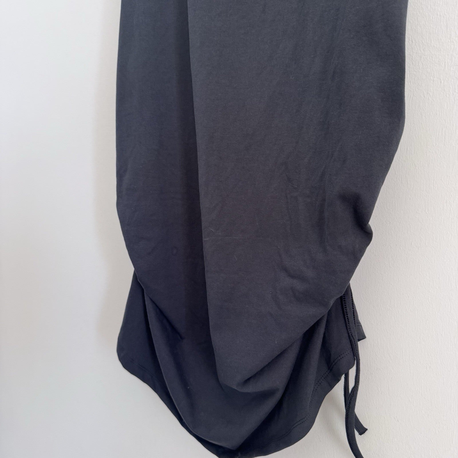 Adore Me Black Cami Slip Dress NWT Plus Size 2X Ruched Side