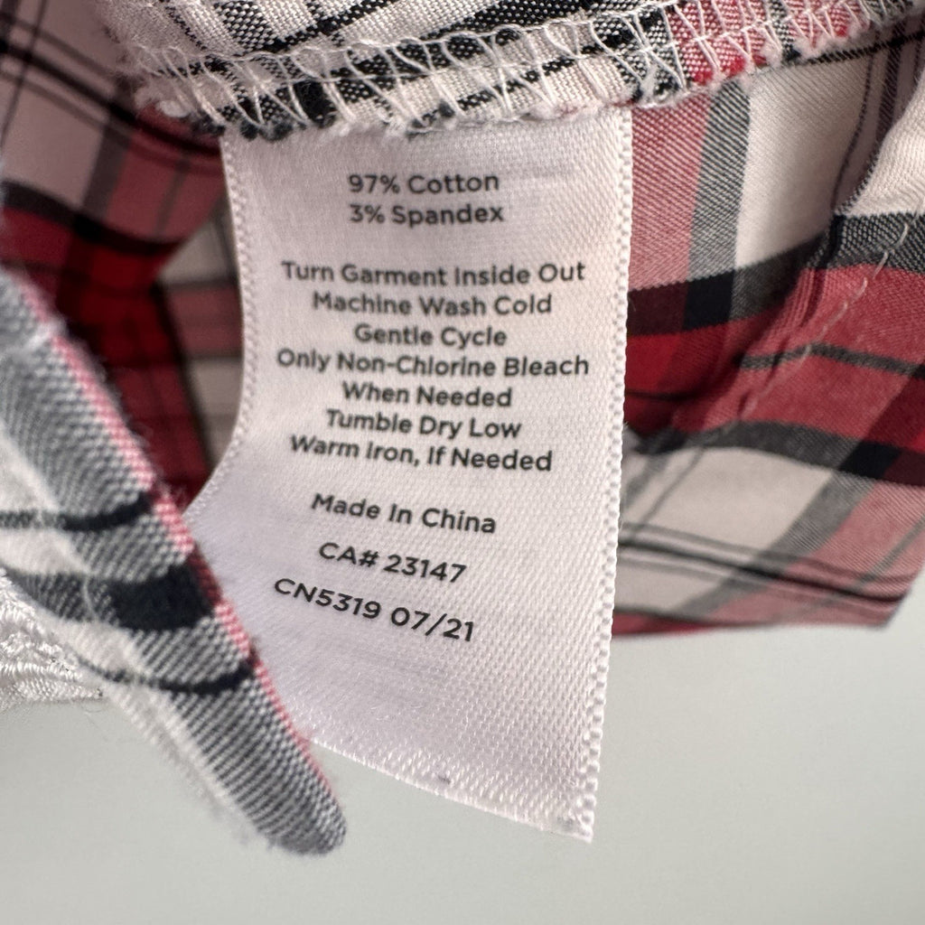Talbots Women Size 16 Lot 2 Shirt Pants Corduroy Plaid Casual Career