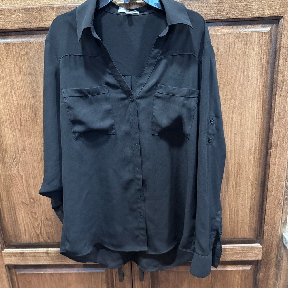 Express Portofino Blouse Black Medium