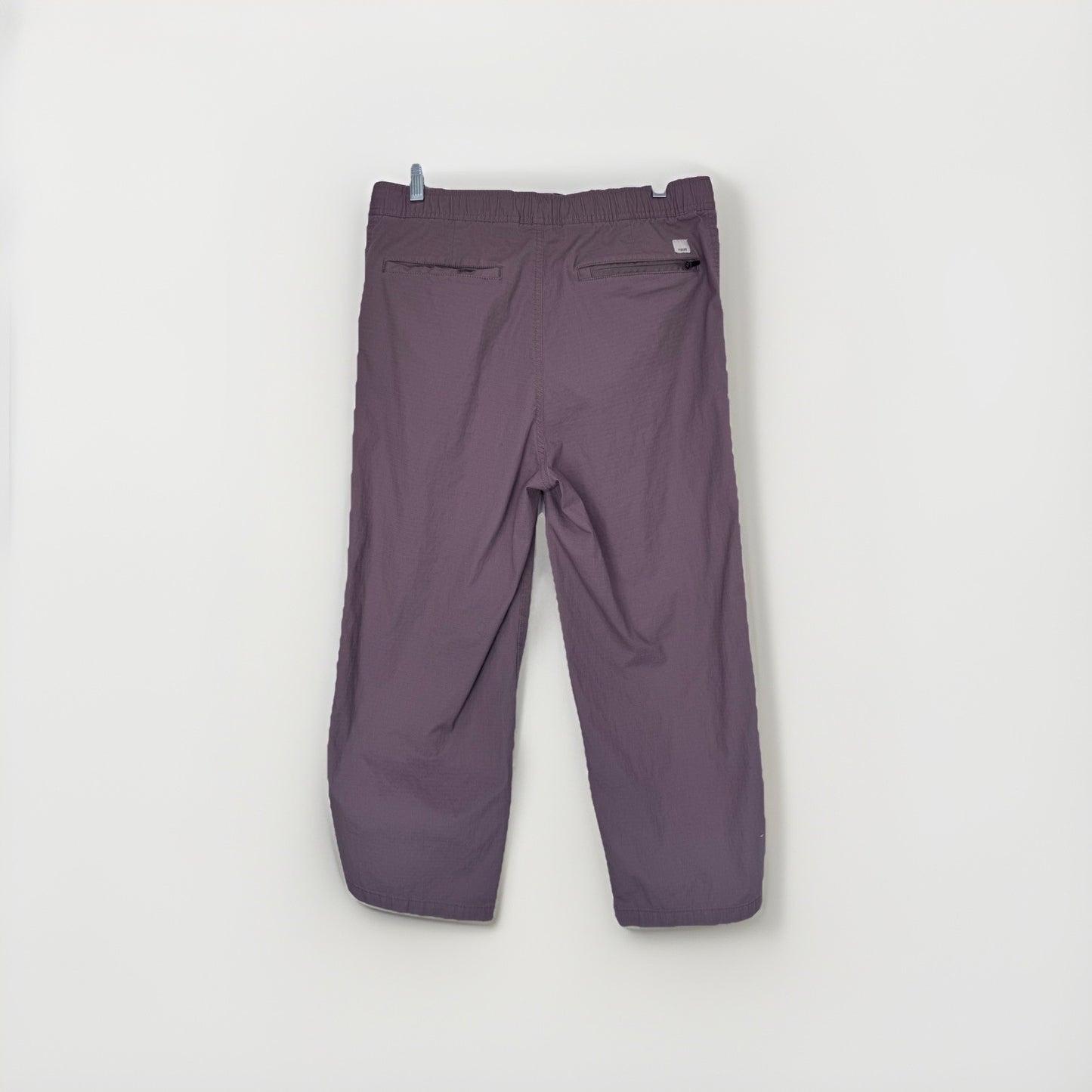 Vuori Ripstop Wide Leg Cropped Pants – Women’s Large – Organic Cotton Stretch