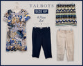Talbots Petite 6P Lot Dress Skirt Capri Pants 4pc Blue Beige Work Casual