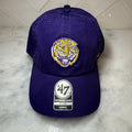 LSU Tigers '47 Franchise Fitted Cap Hat Size L New Louisiana Sports Purple