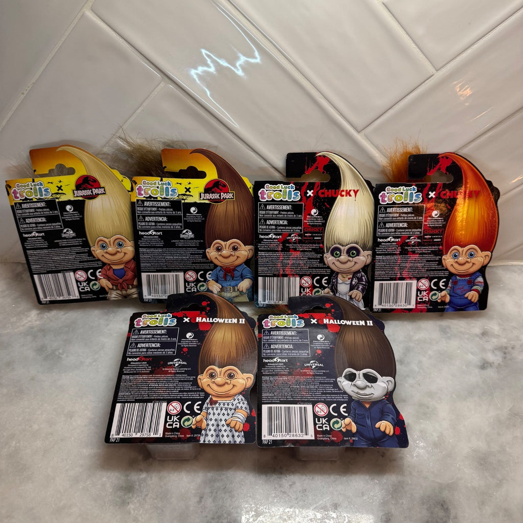 Good Luck Trolls Movie Icons Set Of 9 Chucky Michael Marty Frank Fast Ship