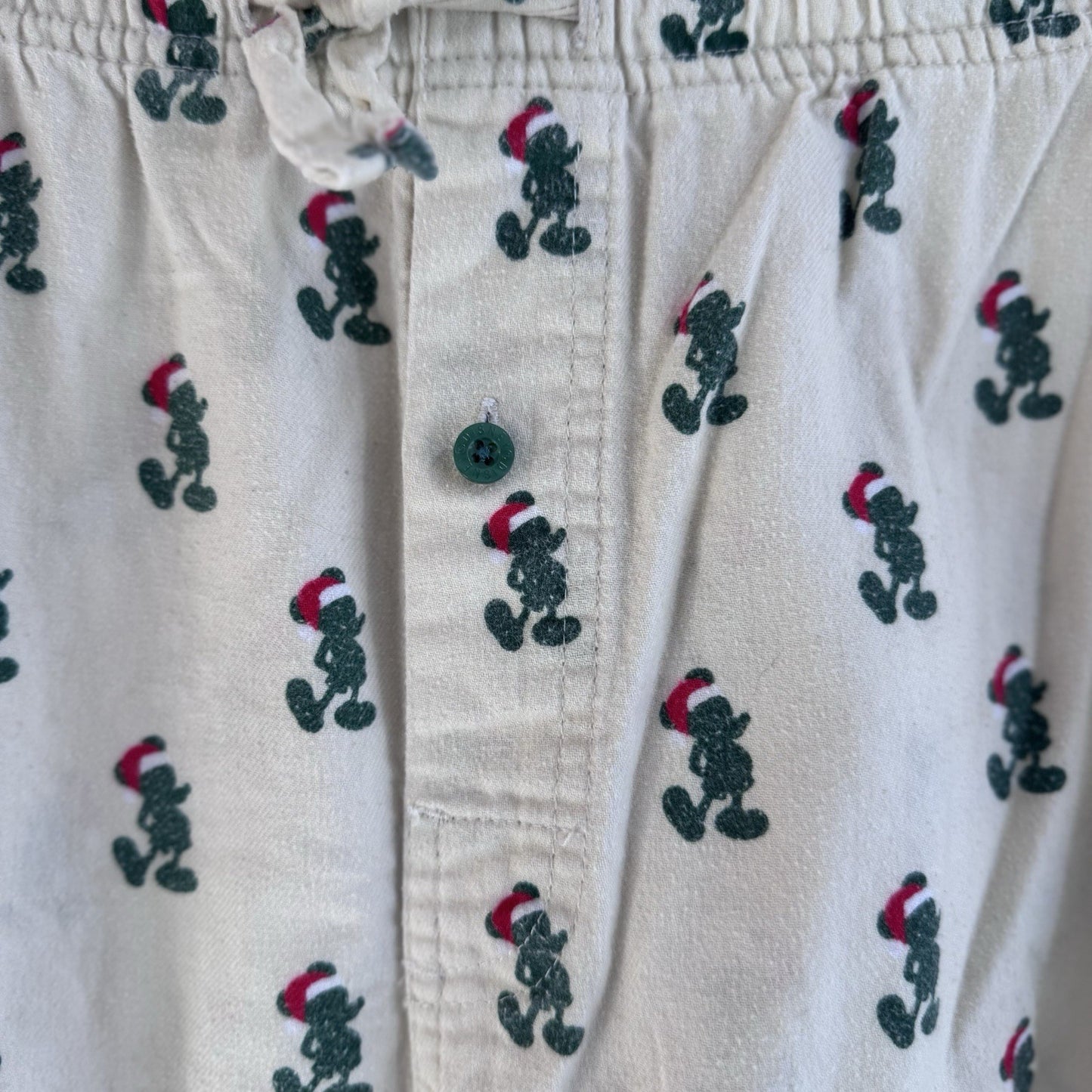 Disney Parks Mickey Mouse Pajama Pants Mens XL Christmas Holiday Lounge