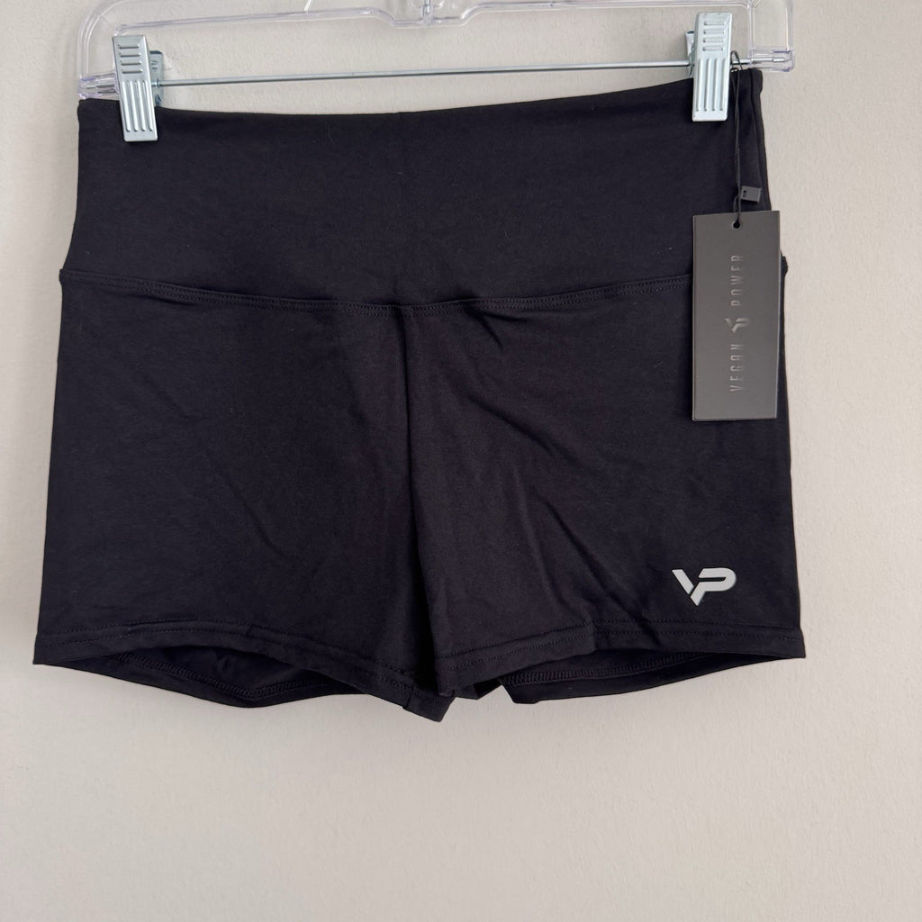 High Waist Scrunch Butt Shorts Women’s Yoga Gym Fitness Athletic Black Size SML