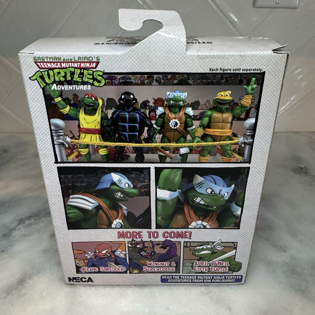 TMNT Adventures 4 Figure Set Raphael Leonardo Donatello Michelangelo Stump Arena