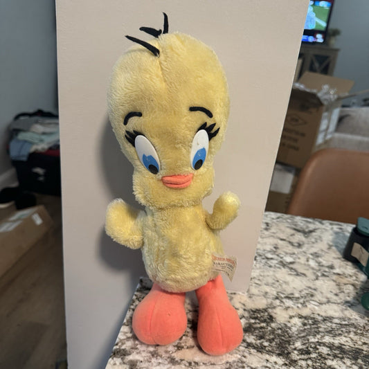 1971 Mighty Star Tweetie Bird 15” Push Warner Bros. 