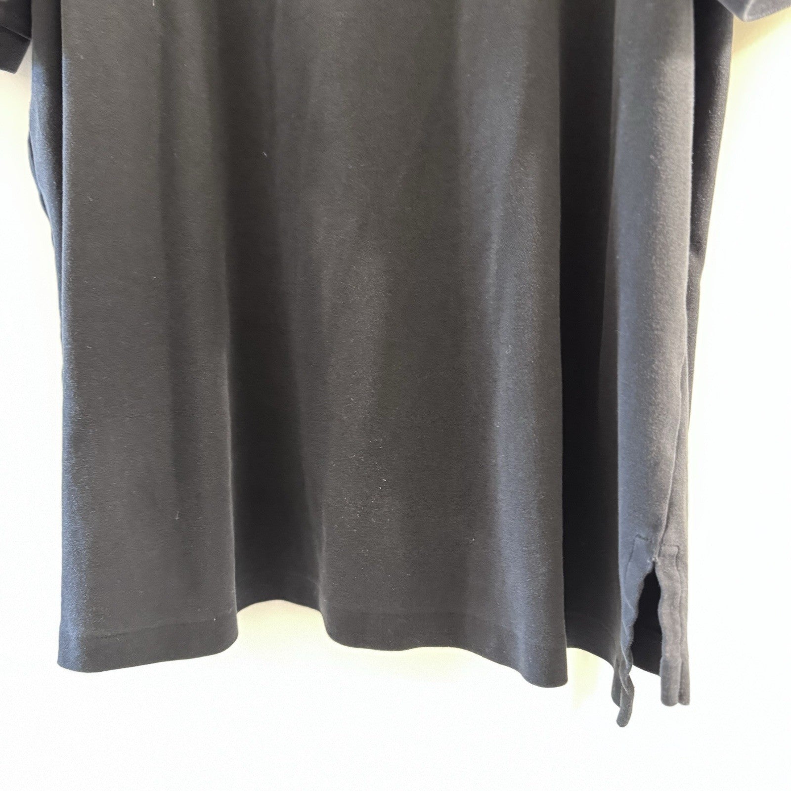 Polo Ralph Lauren XLT Tall Black Polo Shirt Red Pony Classic Fit Cotton Vietnam