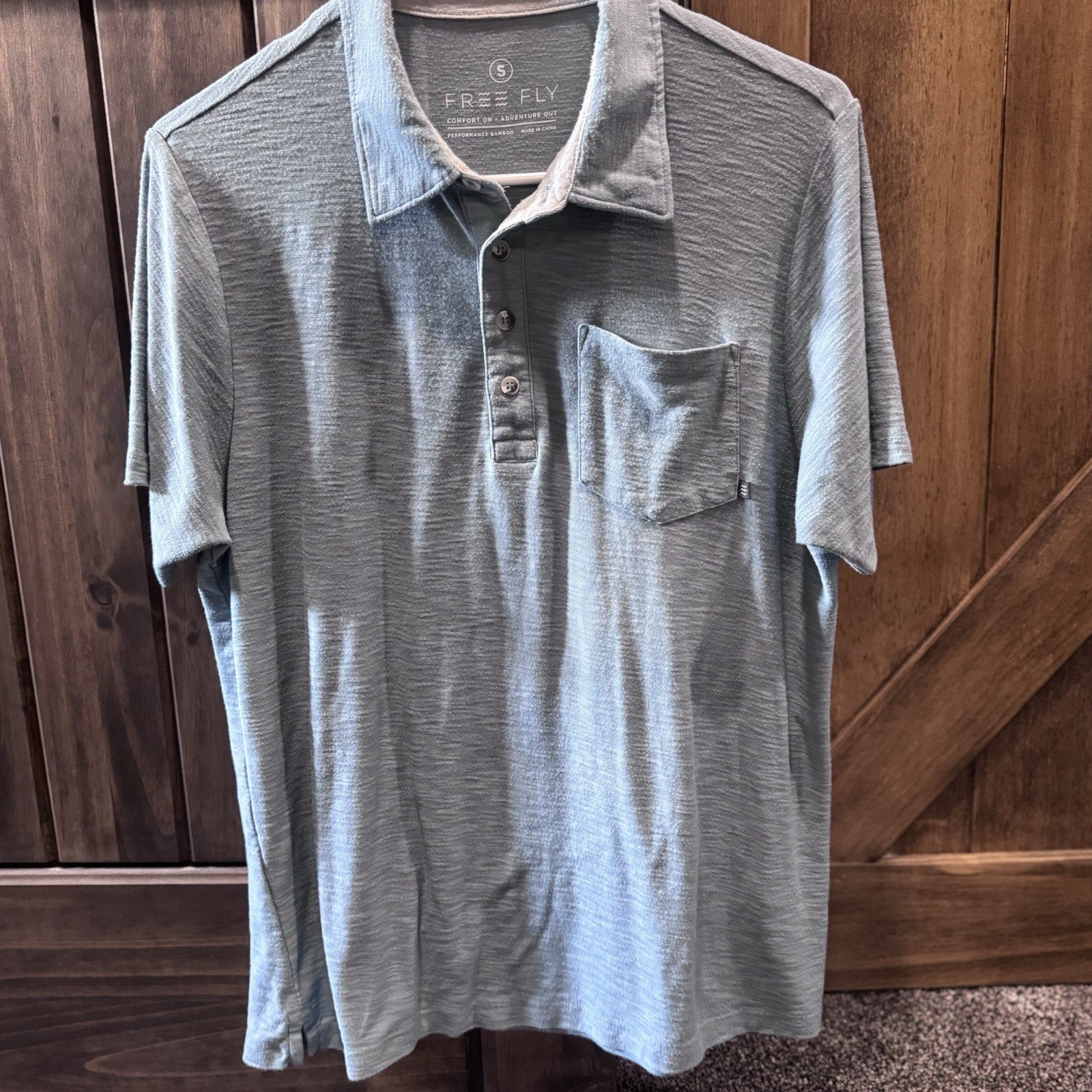 Free Fly Men’s Polo set of 2 size Small Performance Bamboo LOT