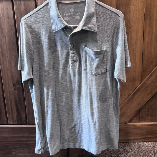 Free Fly Men’s Polo set of 2 size Small Performance Bamboo LOT