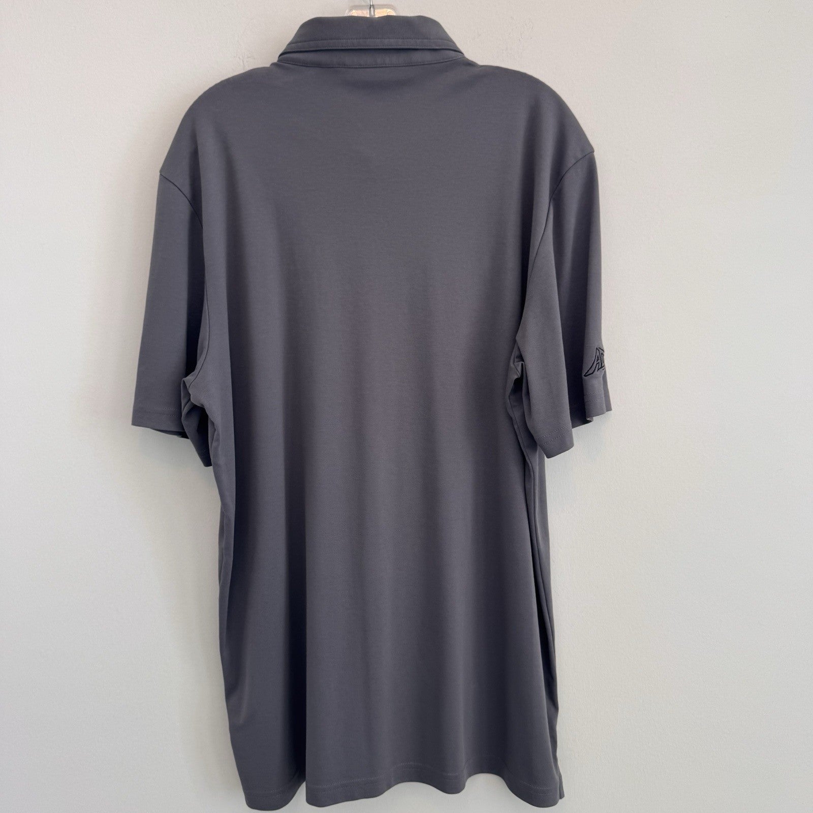 Travis Mathew Altitude Men’s XL Gray Pima Cotton Blend Golf Polo Shirt